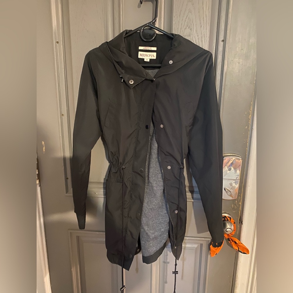 Merona Black Water Resistant Coat